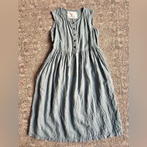 notPERFECTLINEN Blue Sleeveless Dress